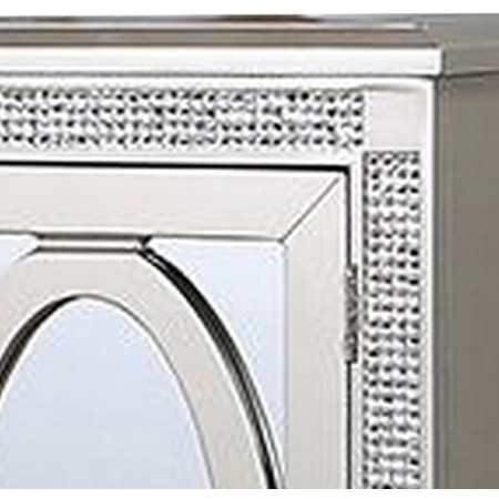 BM312196 : Tủ Buffet , Tủ Rượu ,Tủ Bếp Chén Dĩa - 137cm